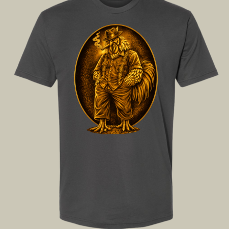 El Gallo de Ybor Monochrome Tee | Charcoal | Big & Tall