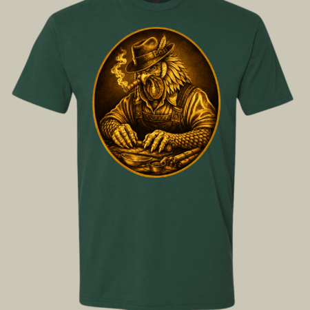 El Gallo Torcedor Monochrome Tee | Forest Green | Big & Tall