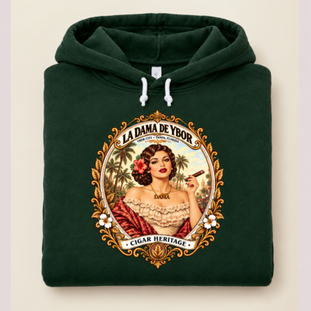 La Dama Signature Portrait Hoodie
